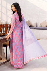 2-PC Printed Cotton Shirt with Chiffon Dupatta CPM-4-033